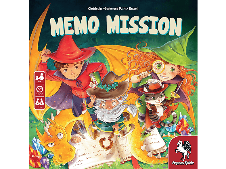 PEGASUS SPIELE Memo Mission Kinderspiel Mehrfarbig