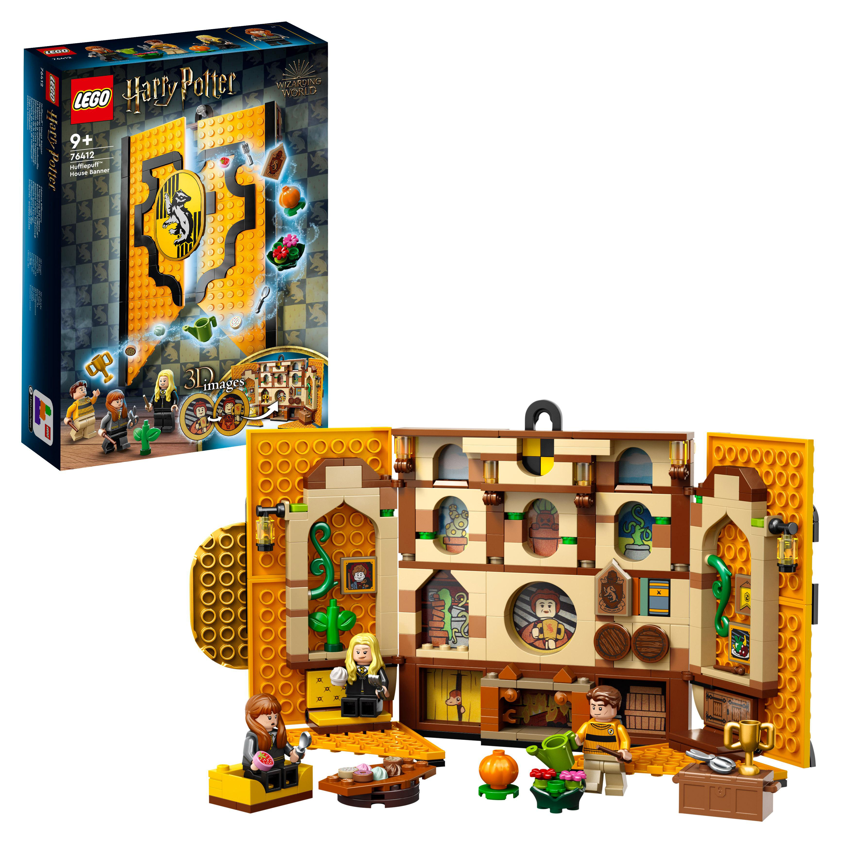 76412 LEGO Hausbanner Bausatz, Mehrfarbig Potter Hufflepuff Harry