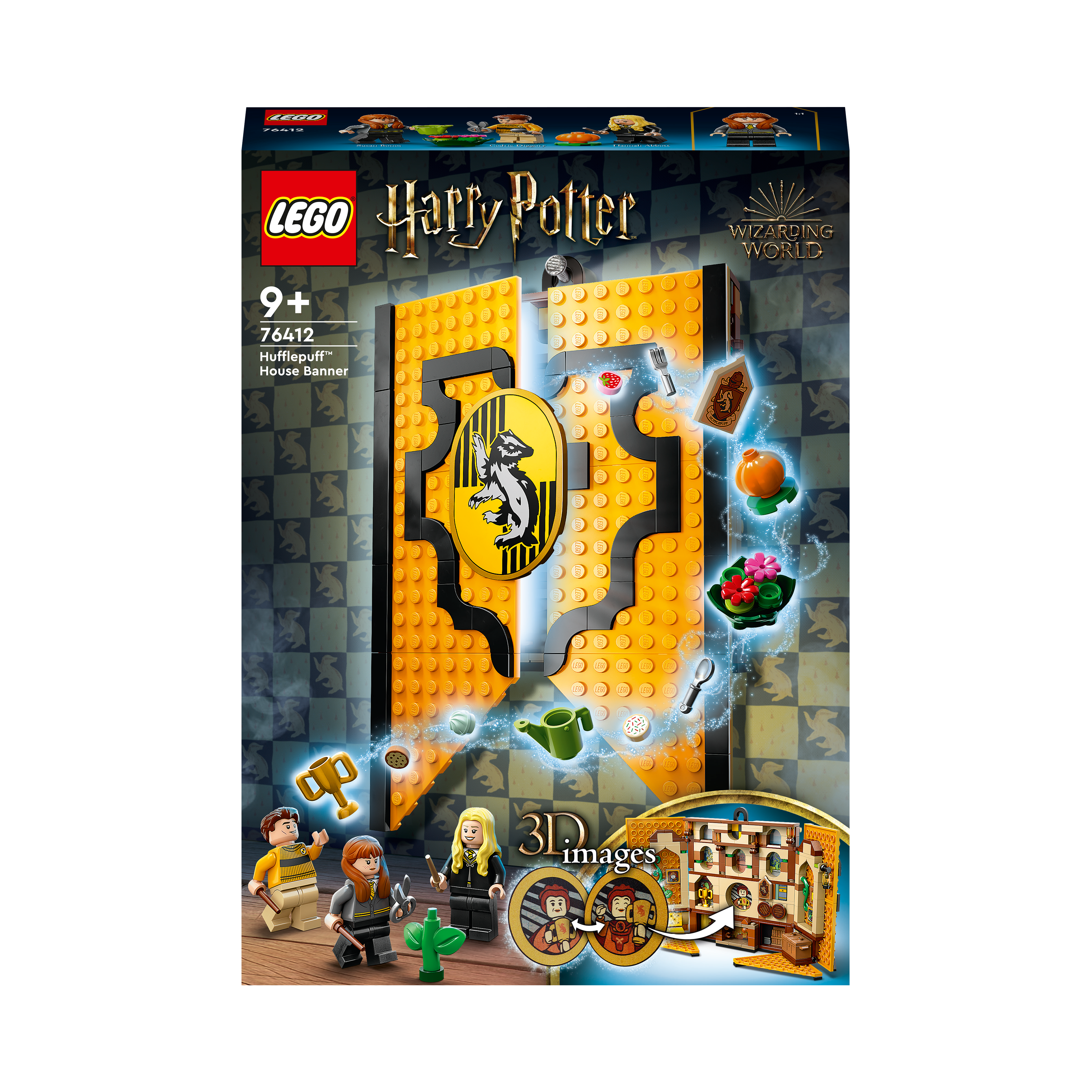 LEGO Harry Hufflepuff Potter Bausatz, Hausbanner Mehrfarbig 76412