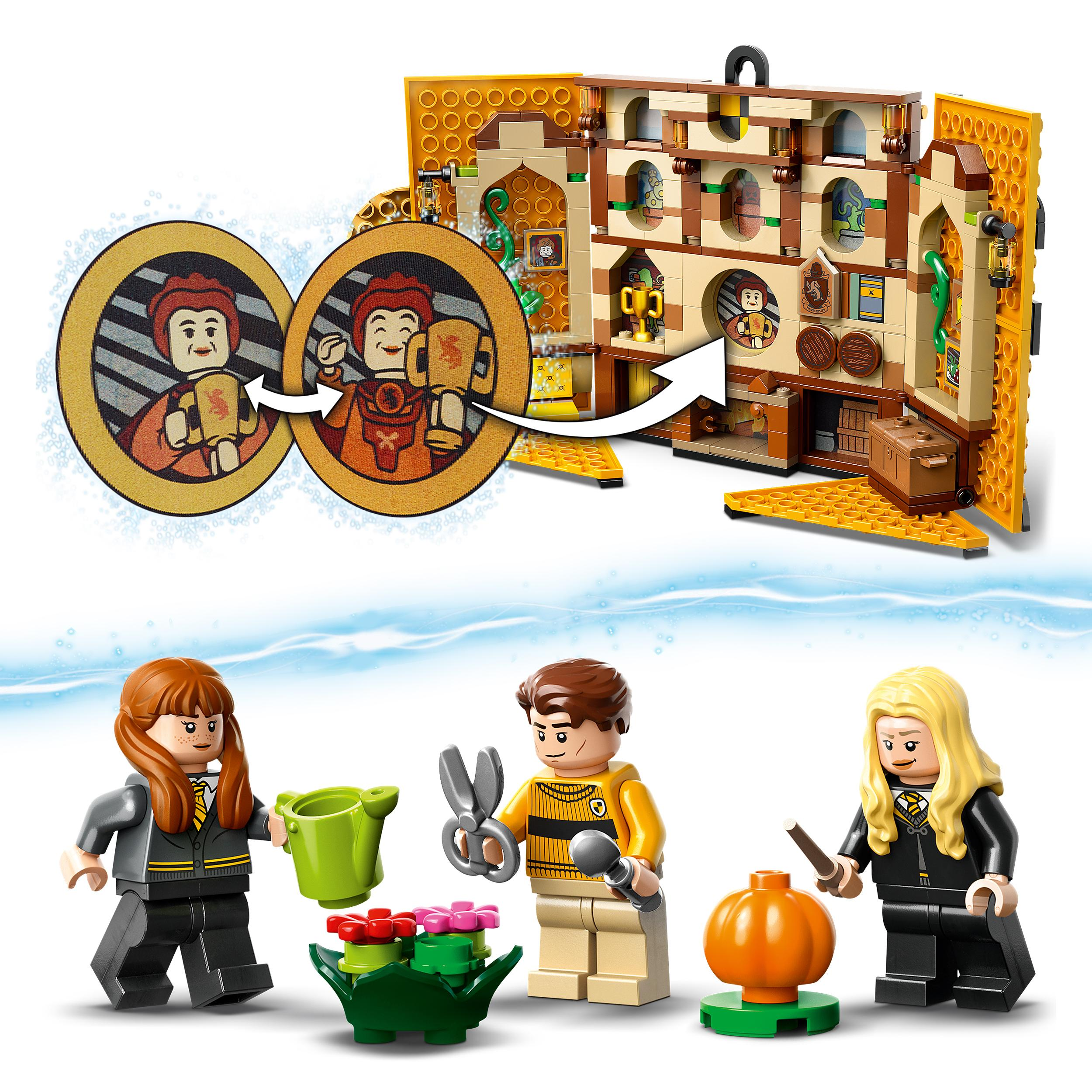 Hufflepuff Potter Harry Mehrfarbig Hausbanner LEGO Bausatz, 76412