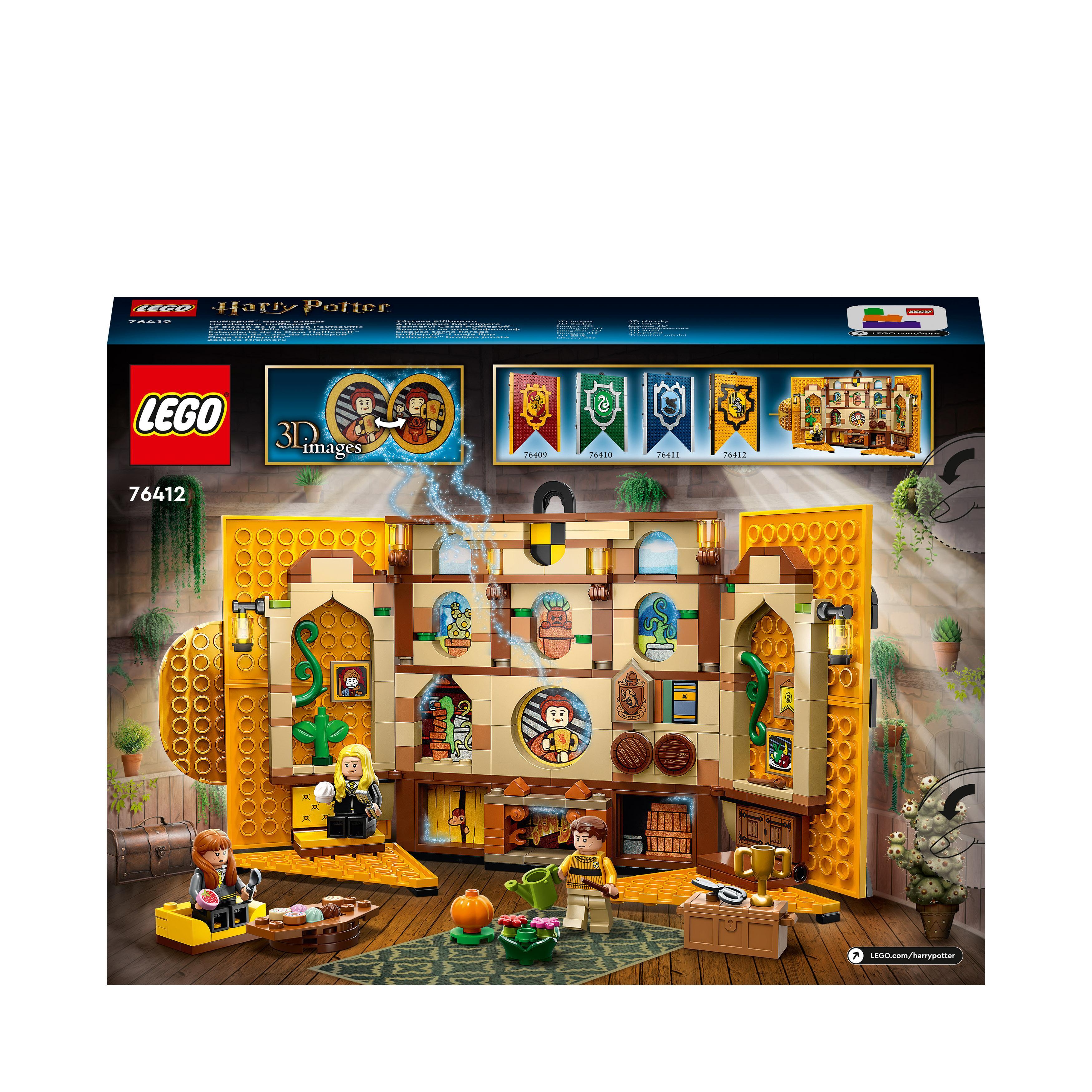 76412 LEGO Hausbanner Bausatz, Mehrfarbig Potter Hufflepuff Harry