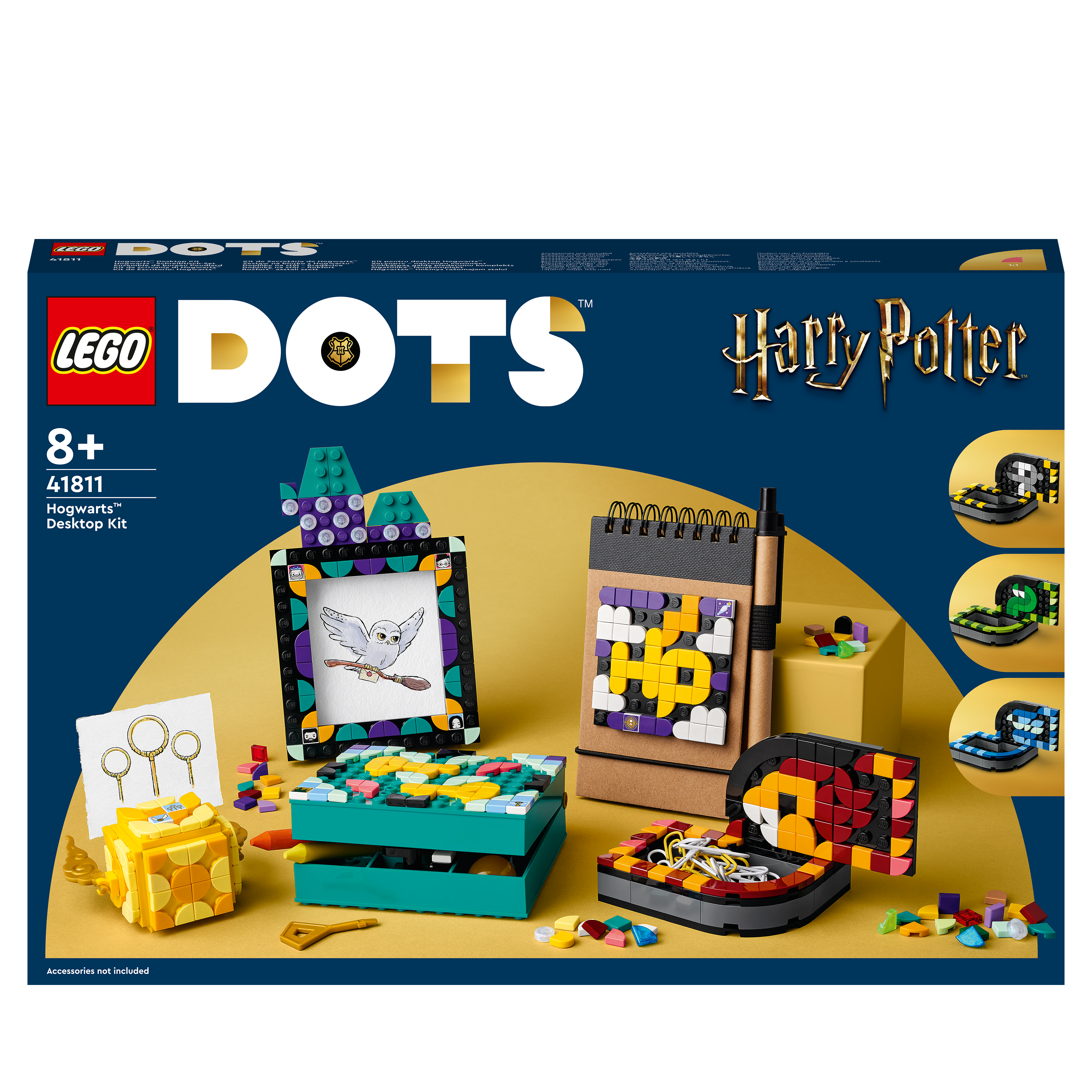 41811 Mehrfarbig LEGO Potter DOTS Harry Bausatz, Schreibtisch-Set Hogwarts