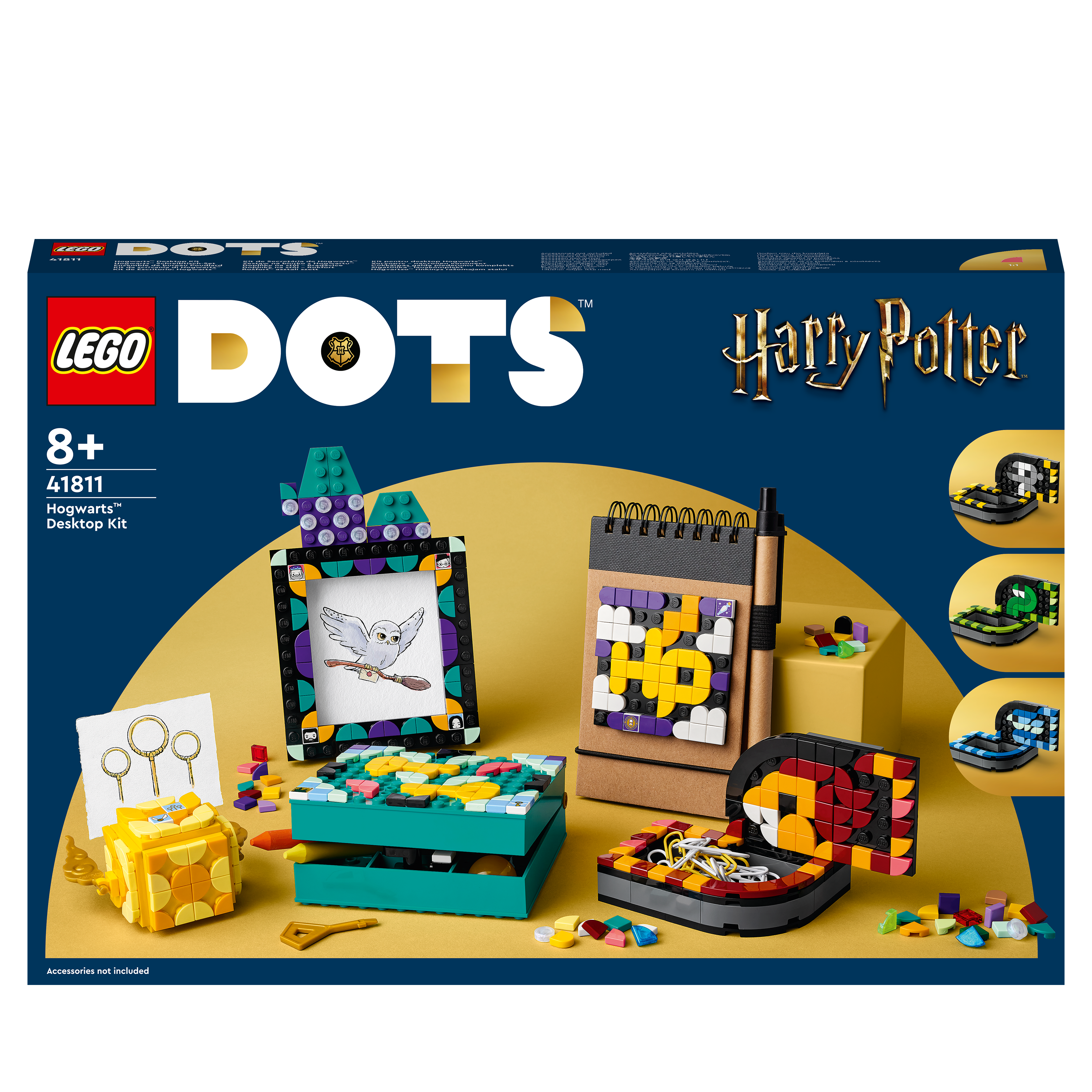 Hogwarts 41811 Mehrfarbig Schreibtisch-Set Harry Bausatz, LEGO Potter DOTS