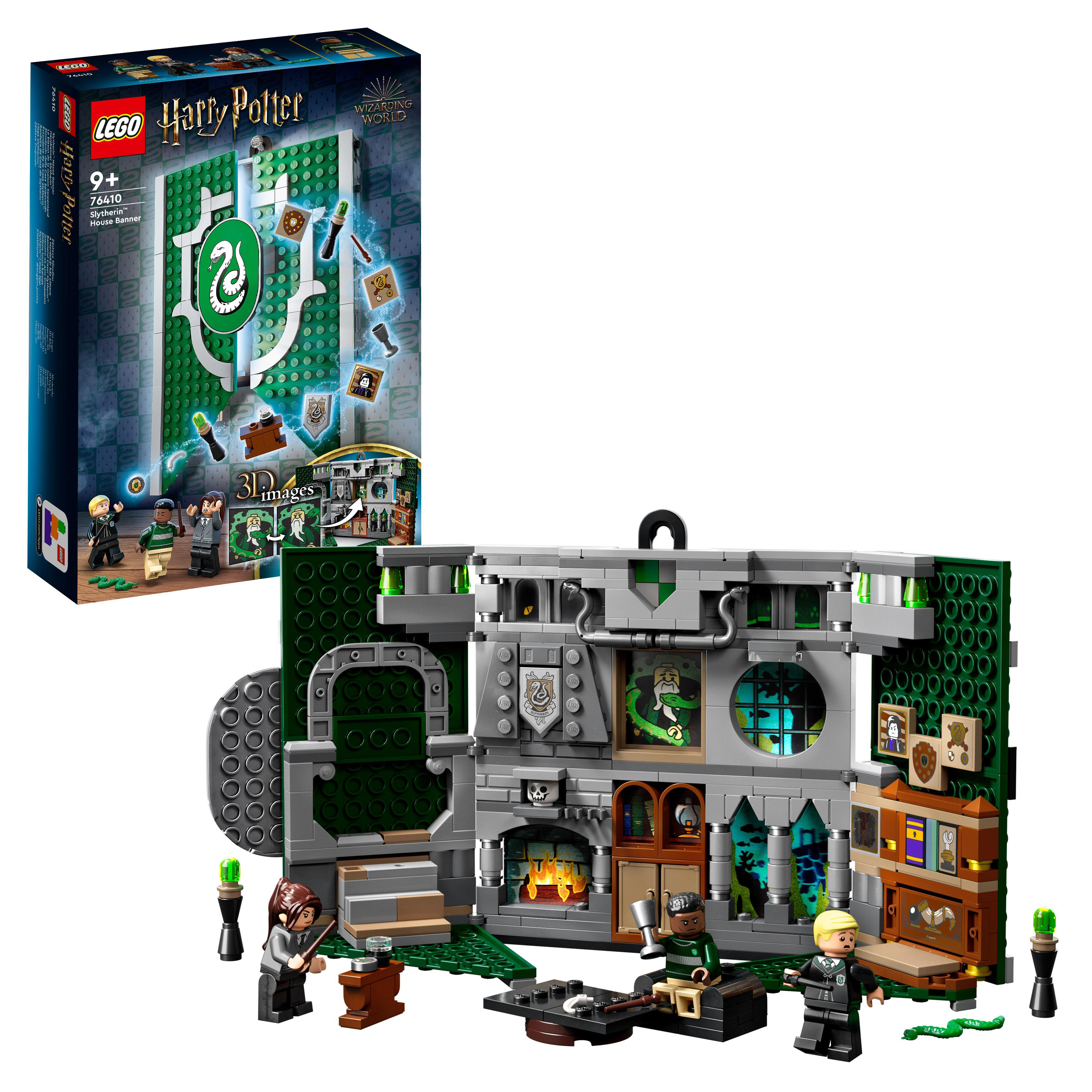 LEGO Harry Mehrfarbig Bausatz, Hausbanner Potter 76410 Slytherin