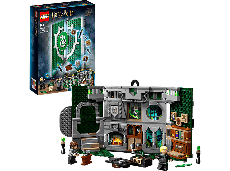 LEGO Harry Potter 76410 Hausbanner Slytherin Bausatz, Mehrfarbig