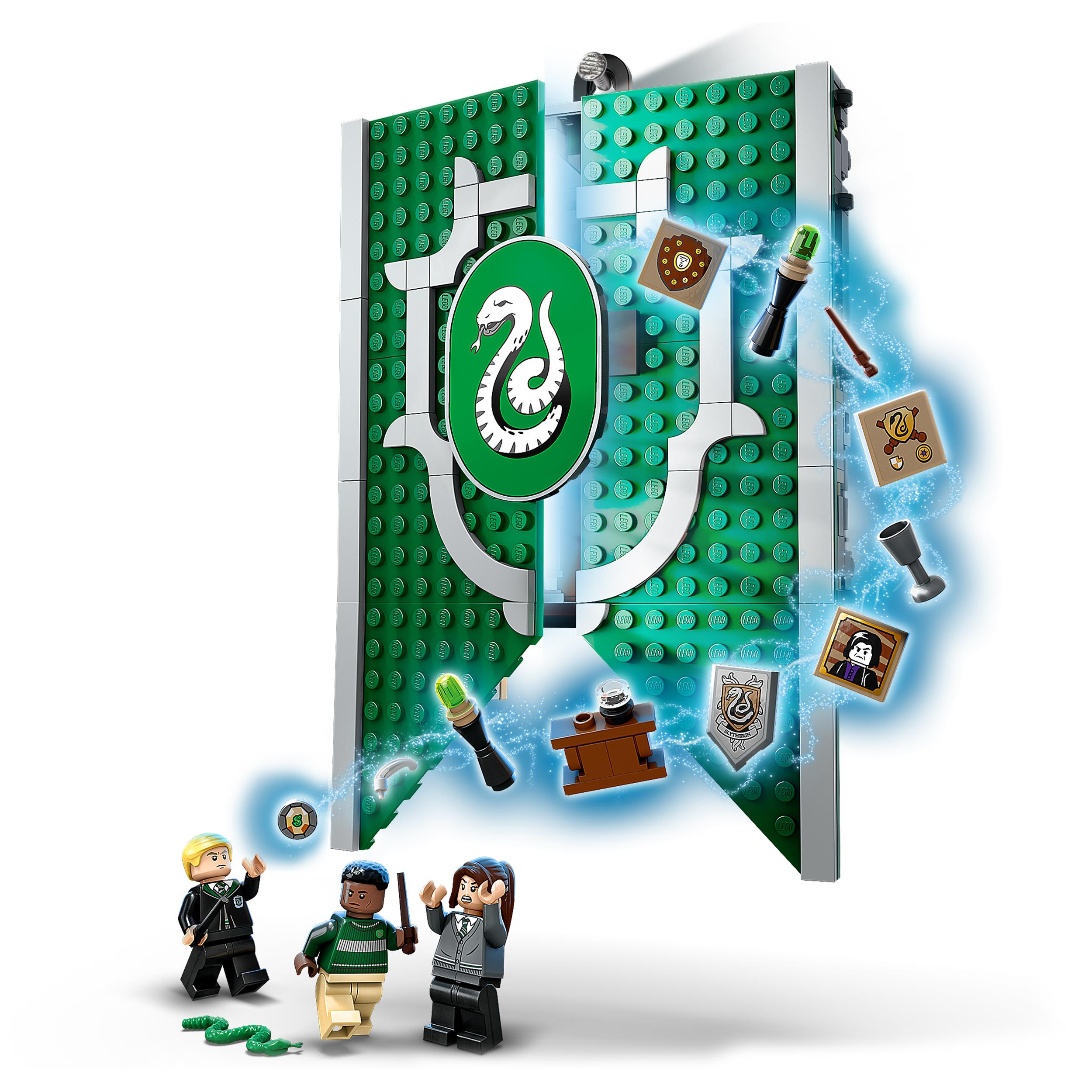 LEGO Harry Potter 76410 Hausbanner Slytherin Bausatz, Mehrfarbig