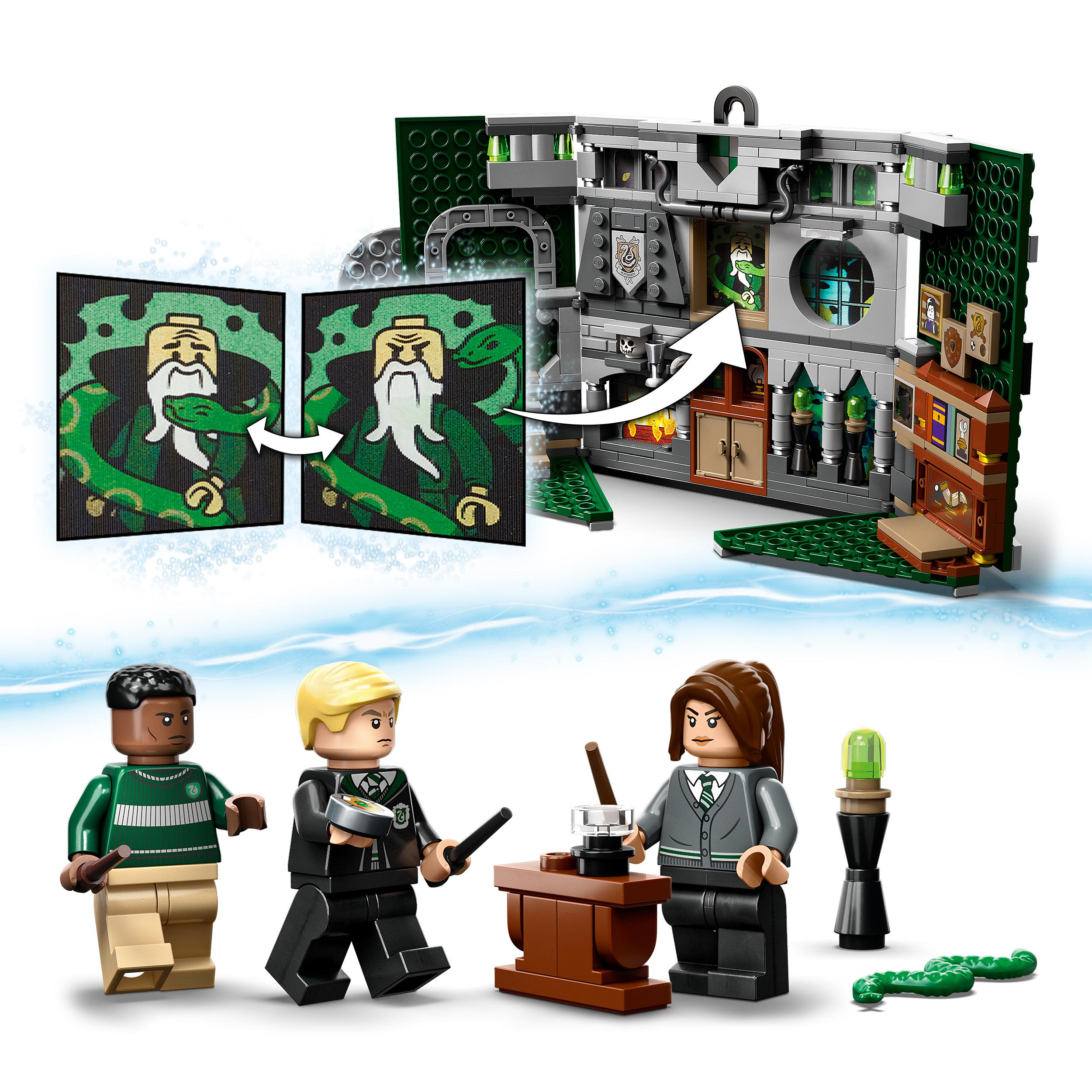 LEGO Harry Potter 76410 Hausbanner Slytherin Bausatz, Mehrfarbig