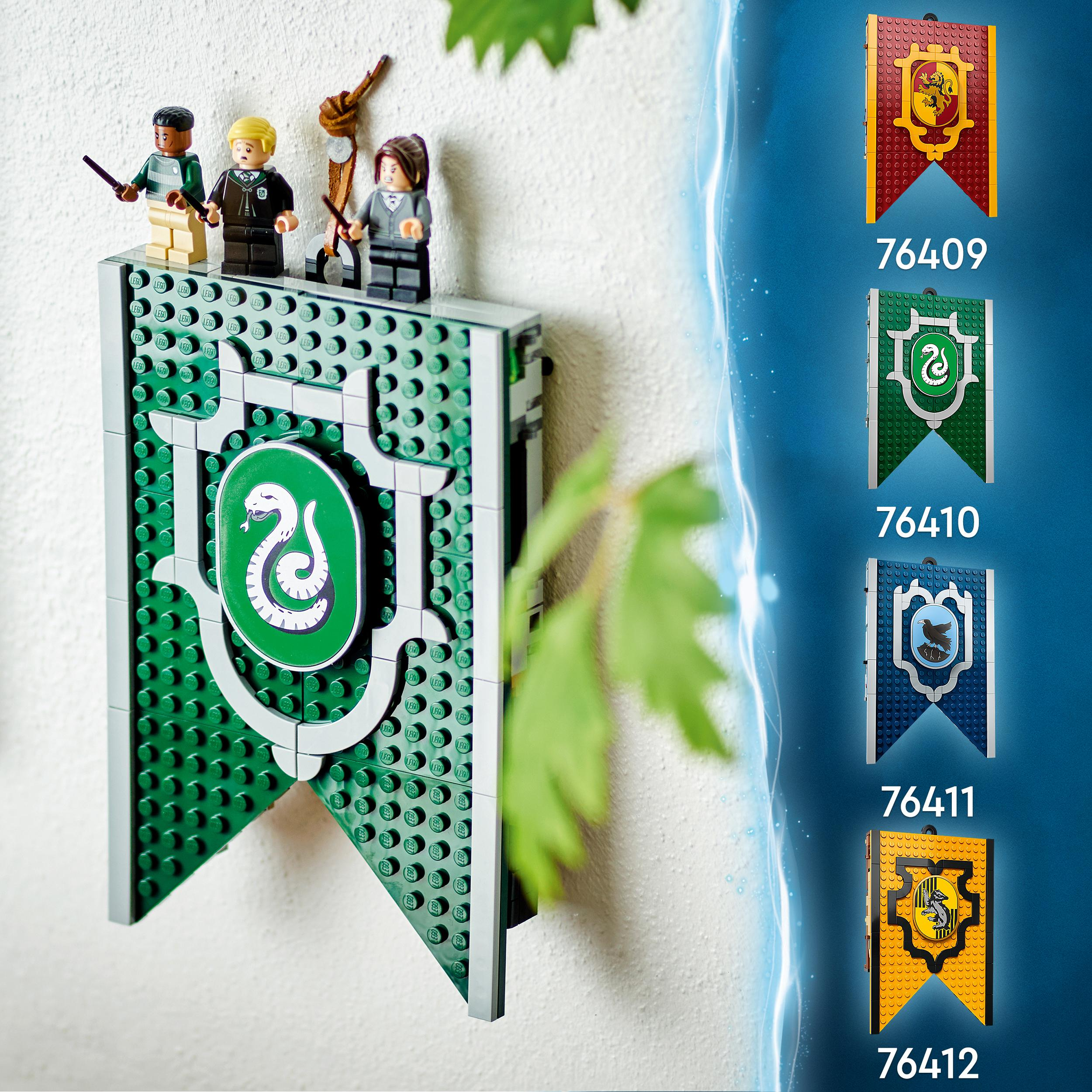 LEGO Harry Potter 76410 Hausbanner Slytherin Bausatz, Mehrfarbig
