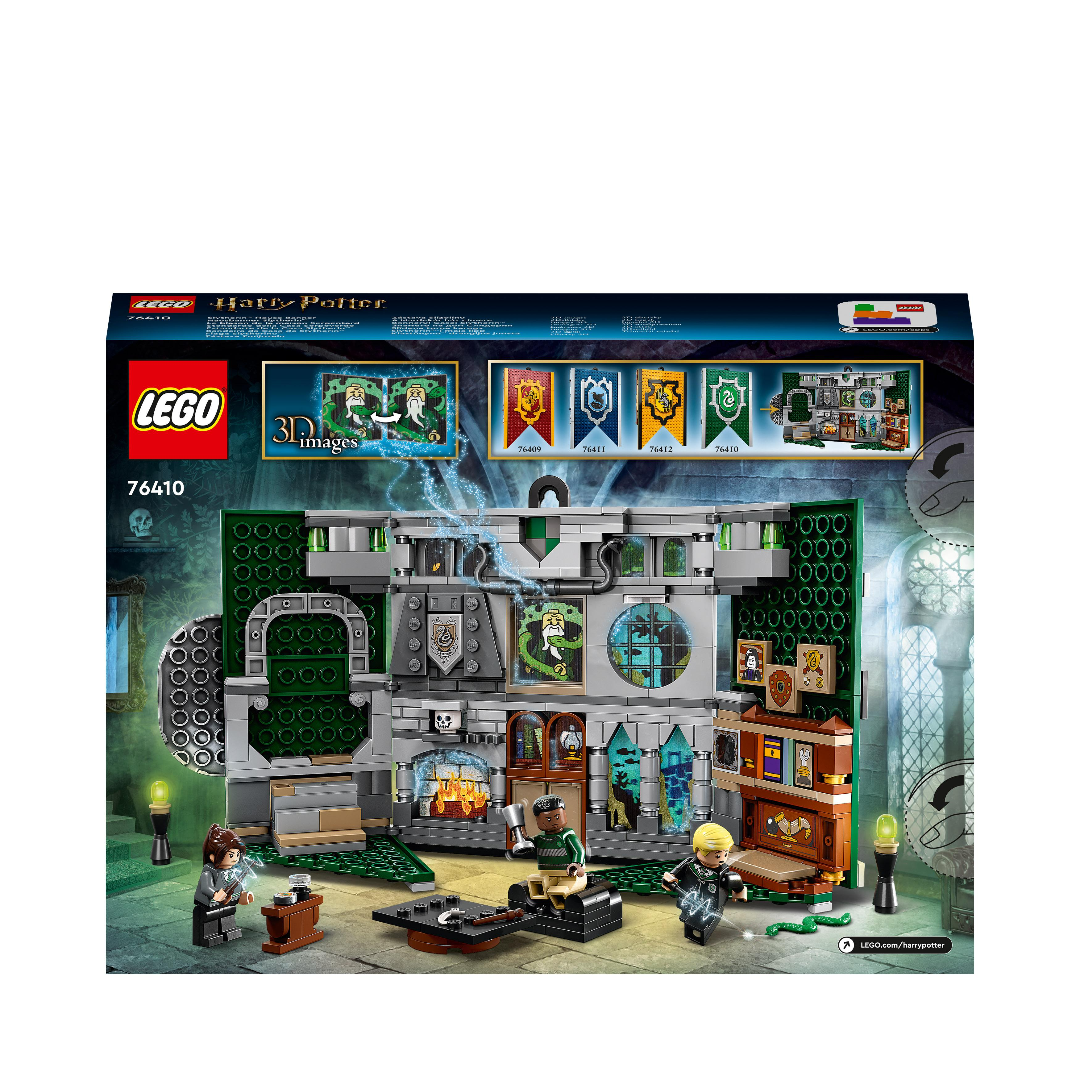 LEGO Harry Potter 76410 Hausbanner Slytherin Bausatz, Mehrfarbig
