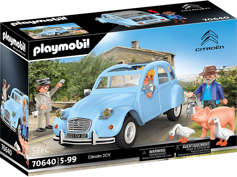 2CV 70640 PLAYMOBIL Mehrfarbig Spielset, Citroën