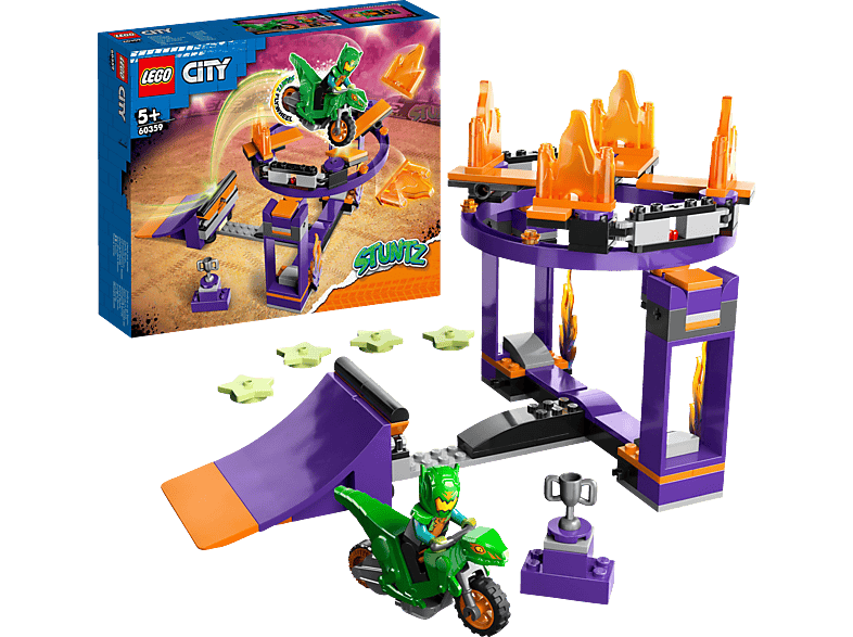 LEGO City Stuntz Mehrfarbig Sturzflug-Challenge Bausatz, 60359