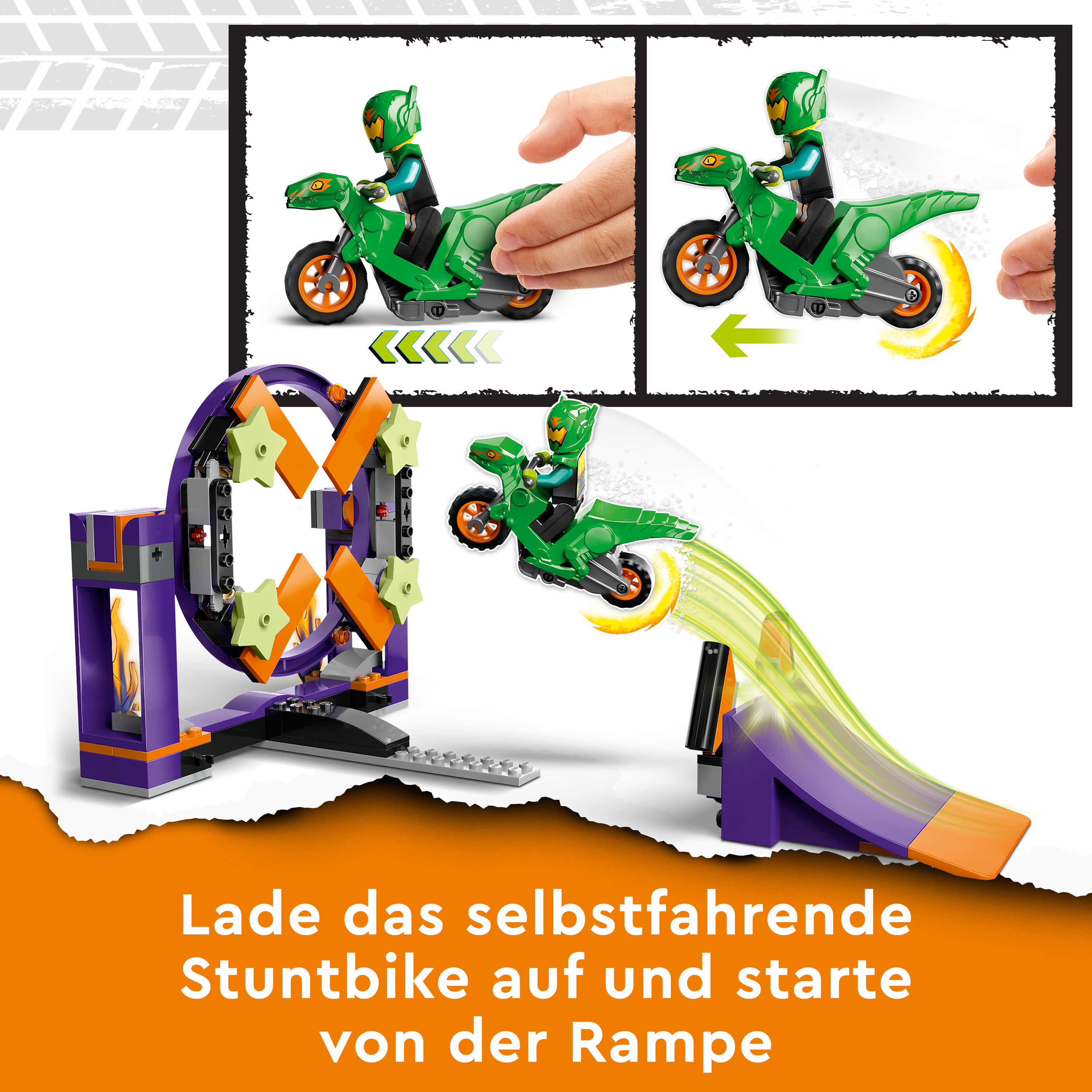 LEGO City Stuntz 60359 Sturzflug-Challenge Mehrfarbig Bausatz