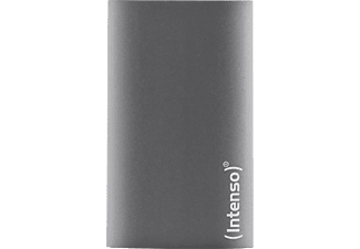 INTENSO Premium külső SSD, USB 3.2, 1,8" antracit alumínium ház, 128 GB (3823430)