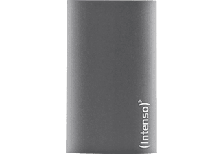 INTENSO Premium külső SSD, USB 3.2, 1,8" antracit alumínium ház, 256 GB (3823440)