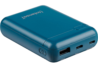 INTENSO XS10000 powerbank, 10000 mAh, 5v, 3,1A, USB-A és USB Type-C, petrol (7313537)