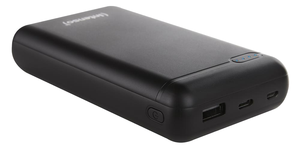 INTENSO XS20000 powerbank, 20000 mAh, 5v, 3,1A, USB-A és USB Type-C, fekete (7313550)