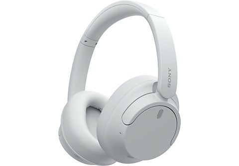 Auriculares inalámbricos - Sony WH-CH720NW, Cancelación ruido (Noise Cancelling), 35h, Carga Rápida, Con Asistente, Bluetooth, De Diadema, ANC, Blanco