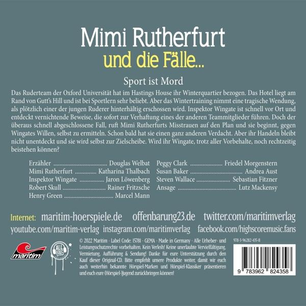 Mord Rutherfurt - (CD) Mimi Die Rutherfurt Ist Fälle 58-Sport Und Mimi -