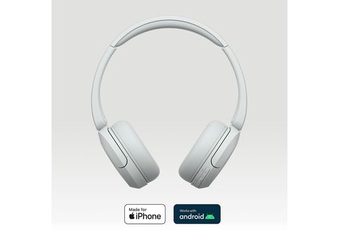 Auriculares inalámbricos  Sony WH-CH720NW, Cancelación ruido (Noise  Cancelling), 35h, Carga Rápida, Con Asistente, Bluetooth, De Diadema, ANC,  Blanco
