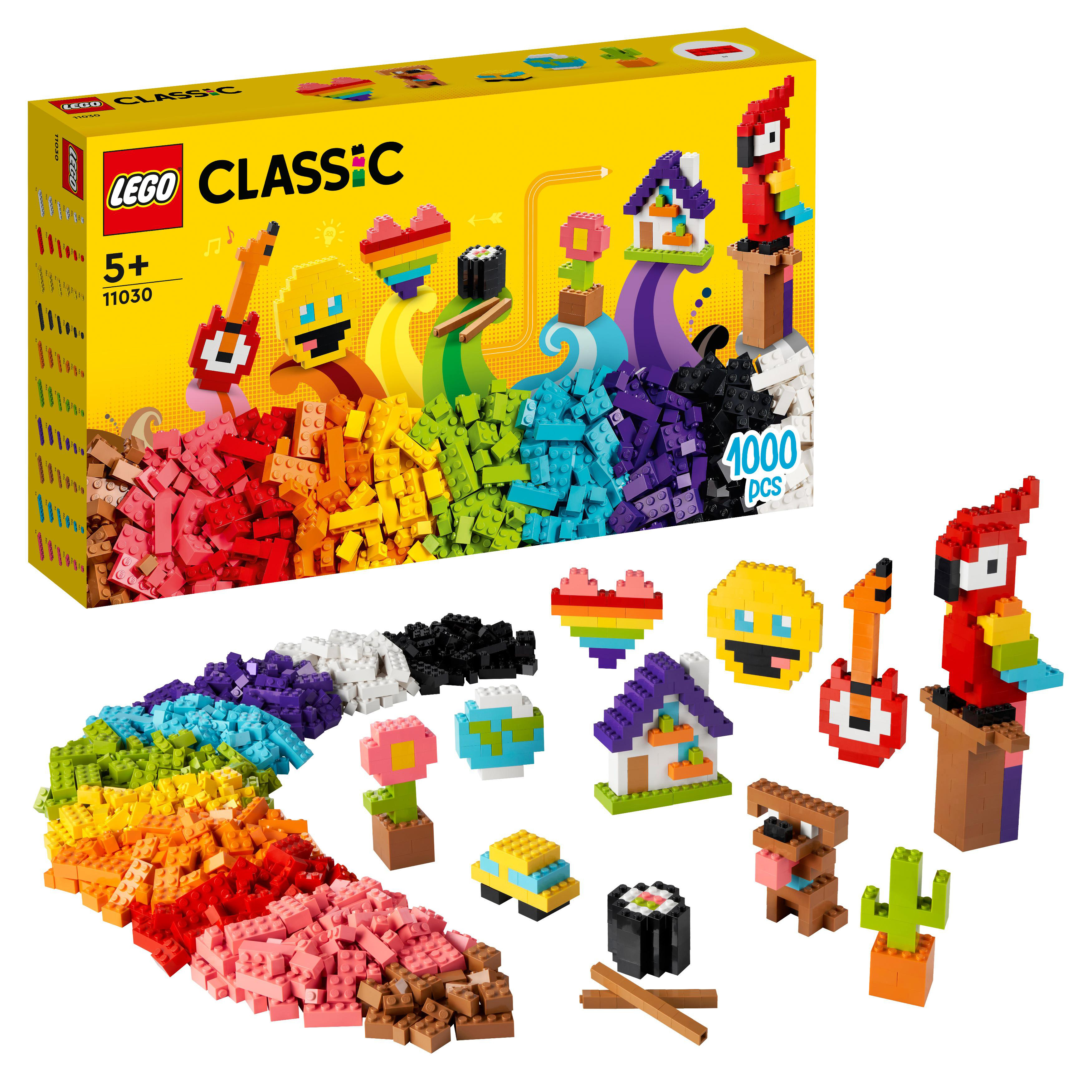 LEGO Classic 11030 Großes Bausatz, Mehrfarbig Kreativ-Bauset