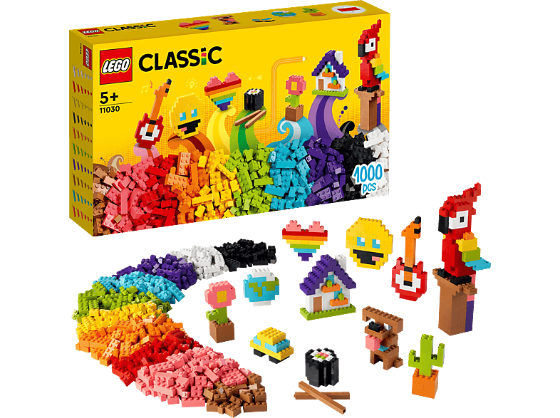 LEGO Classic 11030 Großes Kreativ-Bauset Bausatz, Mehrfarbig
