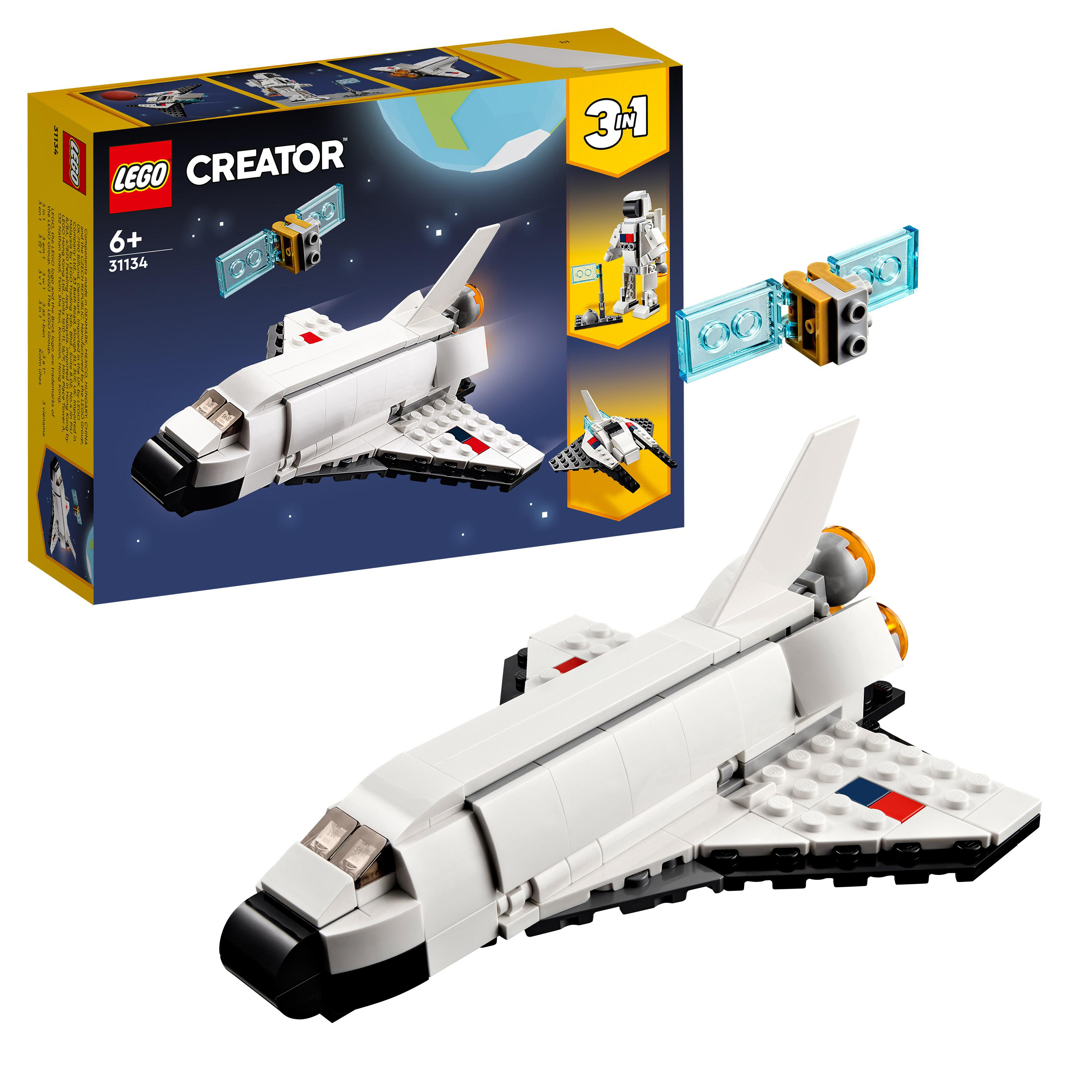 LEGO Creator 31134 Spaceshuttle Bausatz, Mehrfarbig
