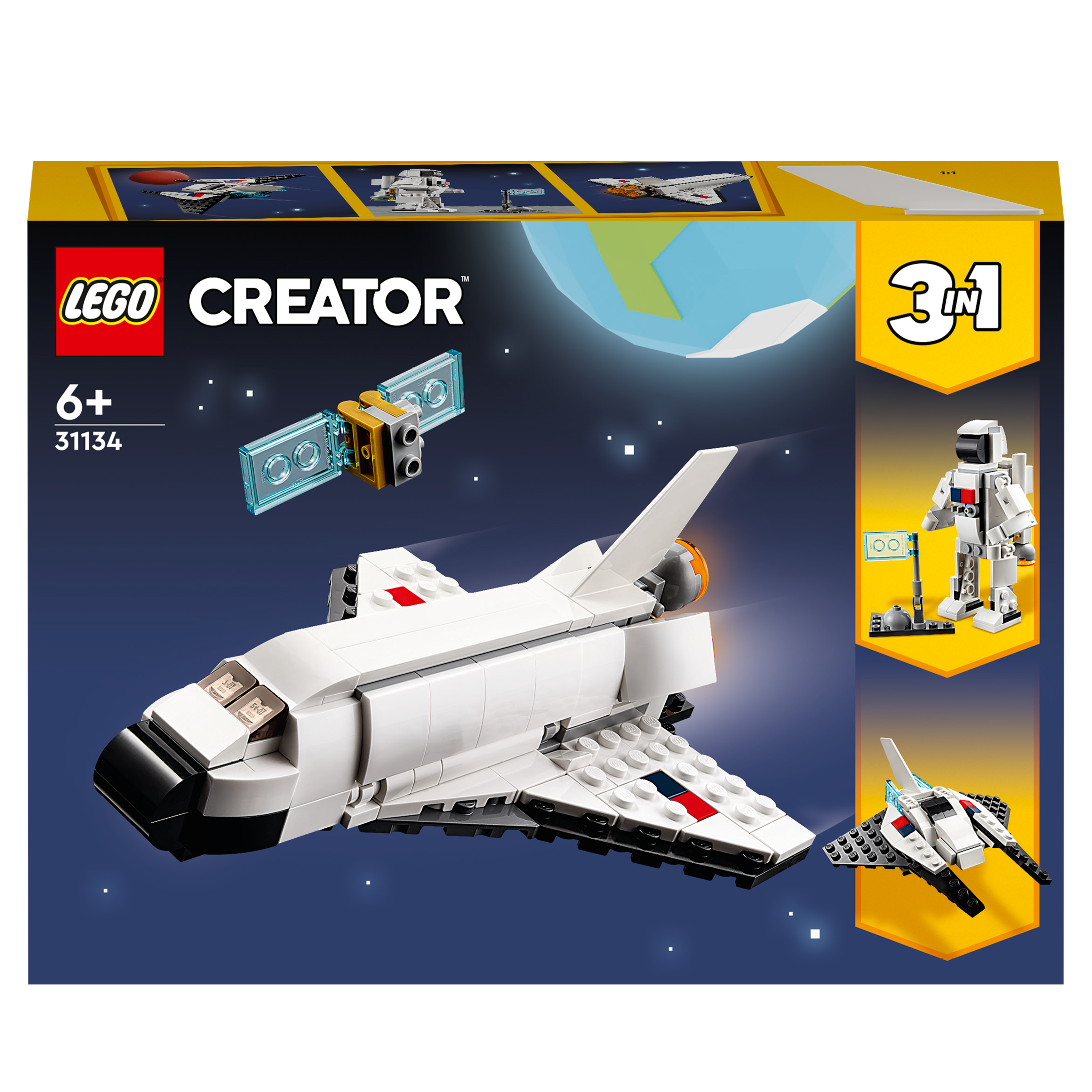 Mehrfarbig Bausatz, 31134 Spaceshuttle Creator LEGO