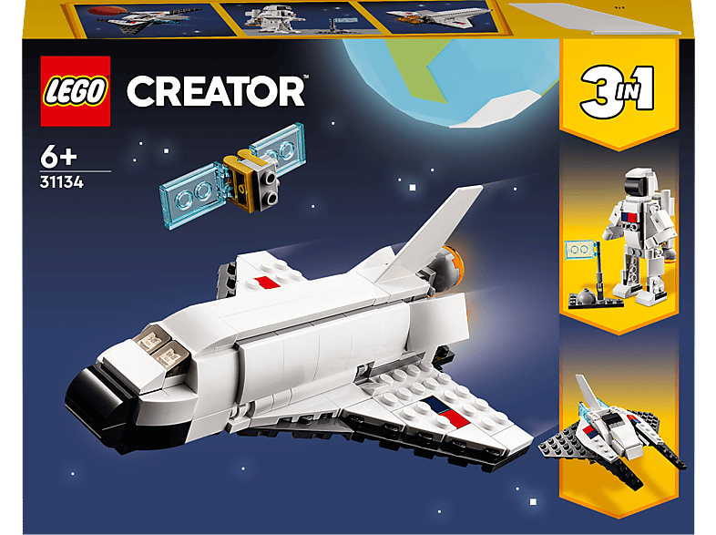 LEGO Creator 31134 Spaceshuttle Bausatz, Mehrfarbig