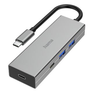 HAMA 00200136 - Hub USB-C (Gris)