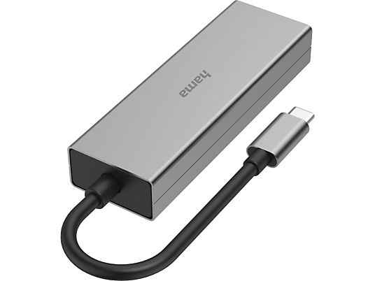HAMA 00200136 - USB-C-Hub (Grau)