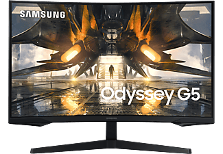 SAMSUNG Odyssey G5 S32AG550EPXEN 32'' Ívelt QHD 165 Hz 16:9 FreeSync VA LED Gamer Monitor