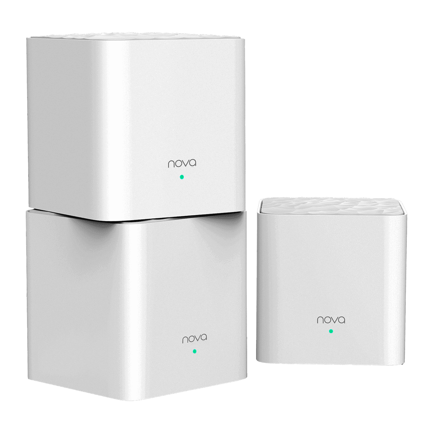 Sistema WiFi Mesh - Tenda Nova MW3, Pack de 3, AC1200, WiFi Doble Banda, Gigabit, Hasta 300m², Control por App