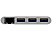 MACALLY UCHUB3GB - Hub USB C (Bianco)