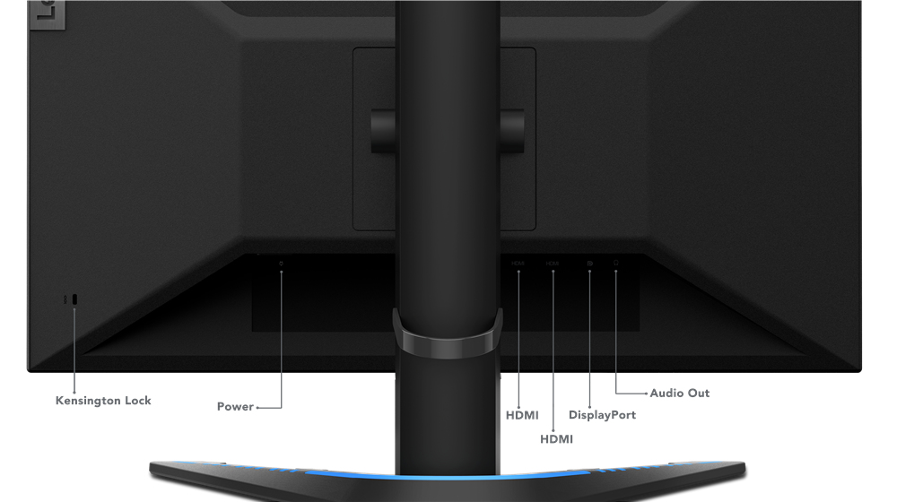 Monitor gaming - Lenovo G25-20, 24.5" Full HD, 4 ms,  165 Hz, HDMI® 2.0, DisplayPort, Negro