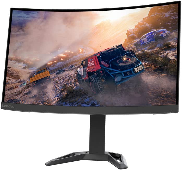 Monitor gaming -  Lenovo G27c-30, 27" Full HD, 1 ms, 165 Hz, HDMI 2.0, DisplayPort 1.4, Salida de audio (3,5 mm), Negro
