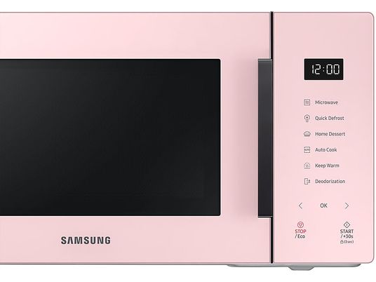 SAMSUNG MS23T5018AP/SW Bespoke - Mikrowelle (Clean Pink)