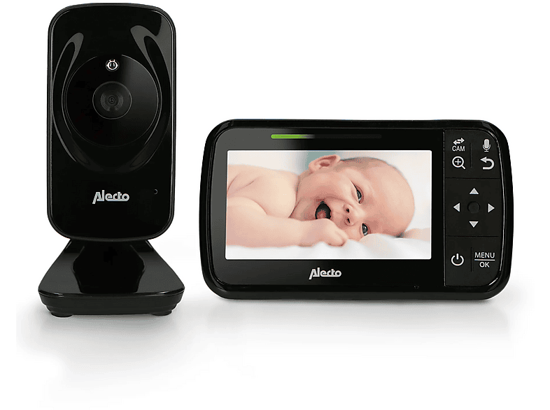 Alecto DVM149 Babyphone mit Kamera und 4.3"-Farbdisplay, Schwarz — Foto 5 von 5
