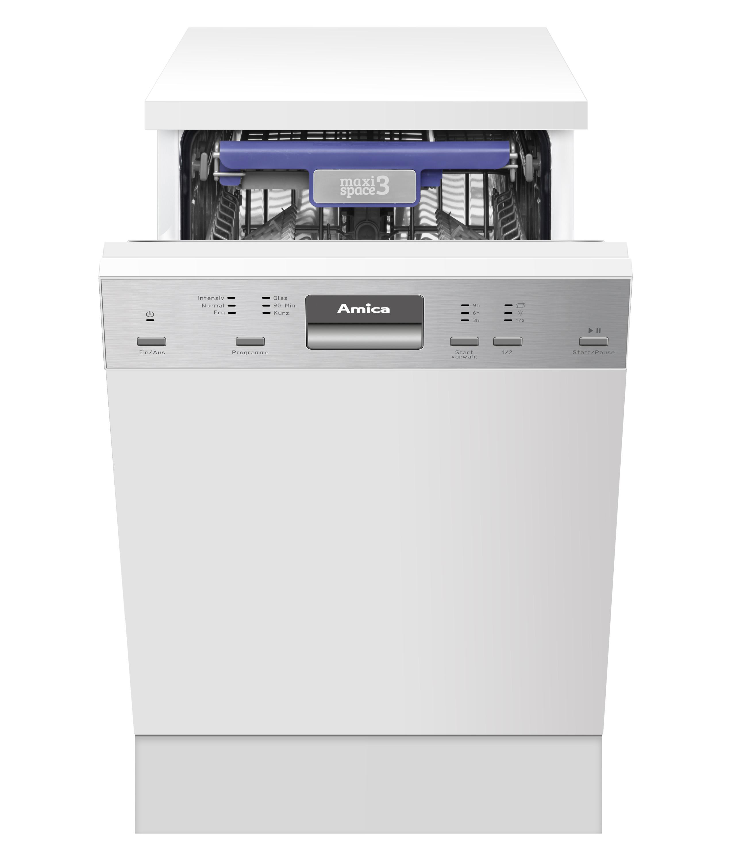 AMICA EGSP 14895-1 E Geschirrspüler (teilintegrierbar, 450 mm breit, 49 dB (A), E)