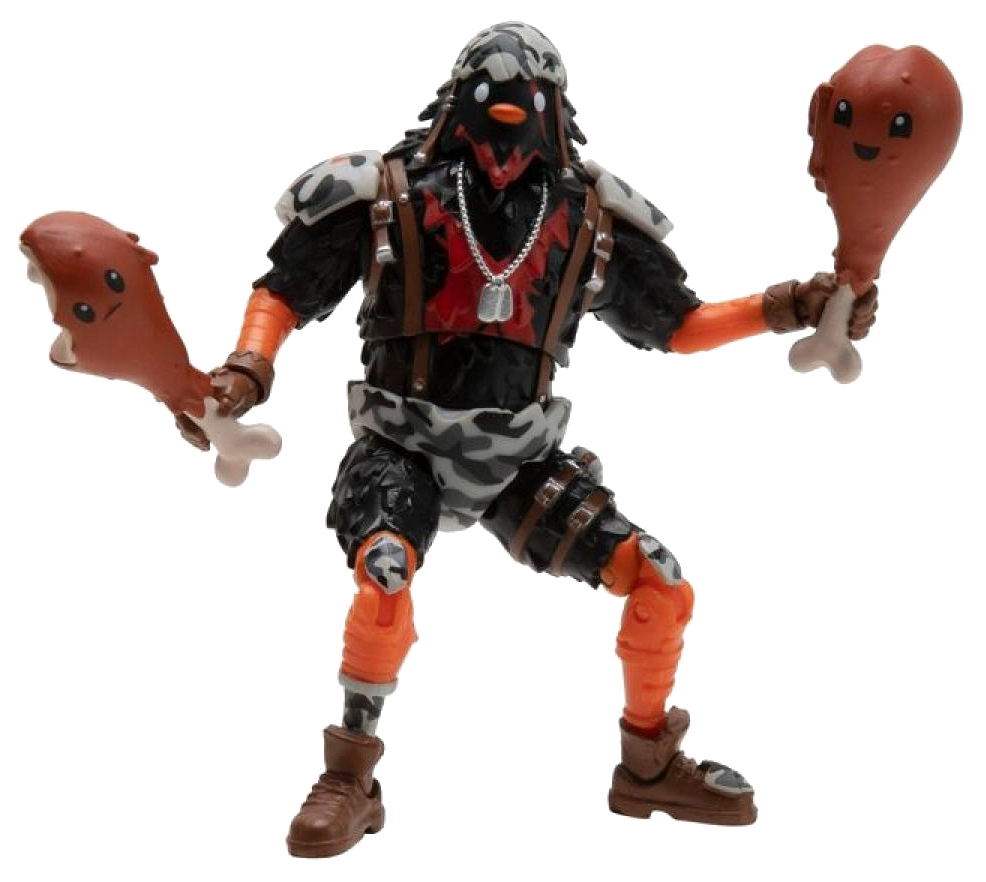 JAZWARES Fortnite Solo Mode Cluck akció figura, 10cm (FNT0913-6)