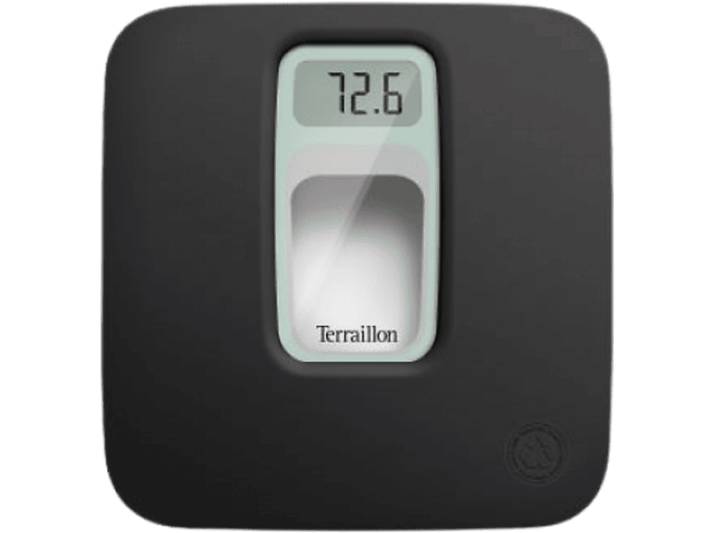 TERRAILLON Frenchy, LCD Personenwaage, Schwarz