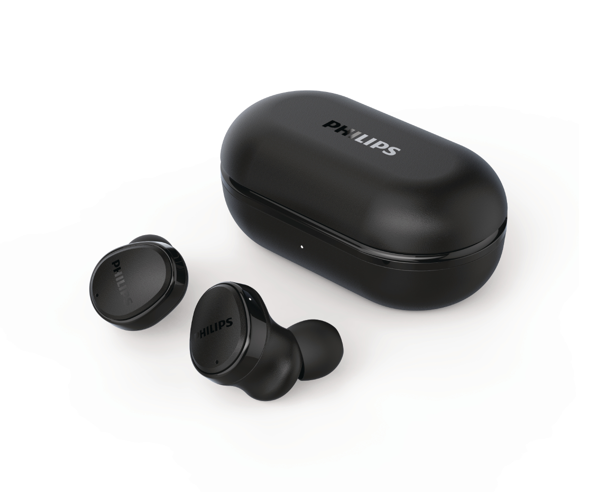 PHILIPS TAT 4556 BK/00 TWS, In-ear Bluetooth Headset Bluetooth Schwarz