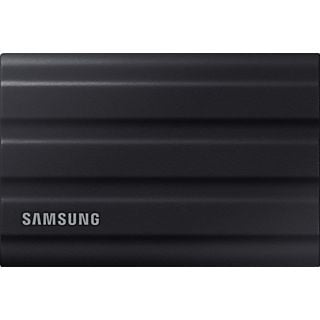 SAMSUNG Portable SSD T7 Shield - Festplatte (SSD, 4 TB, Schwarz)