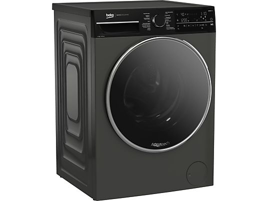 BEKO WM520 - Machine à laver - (9 kg, Gris Manhattan)