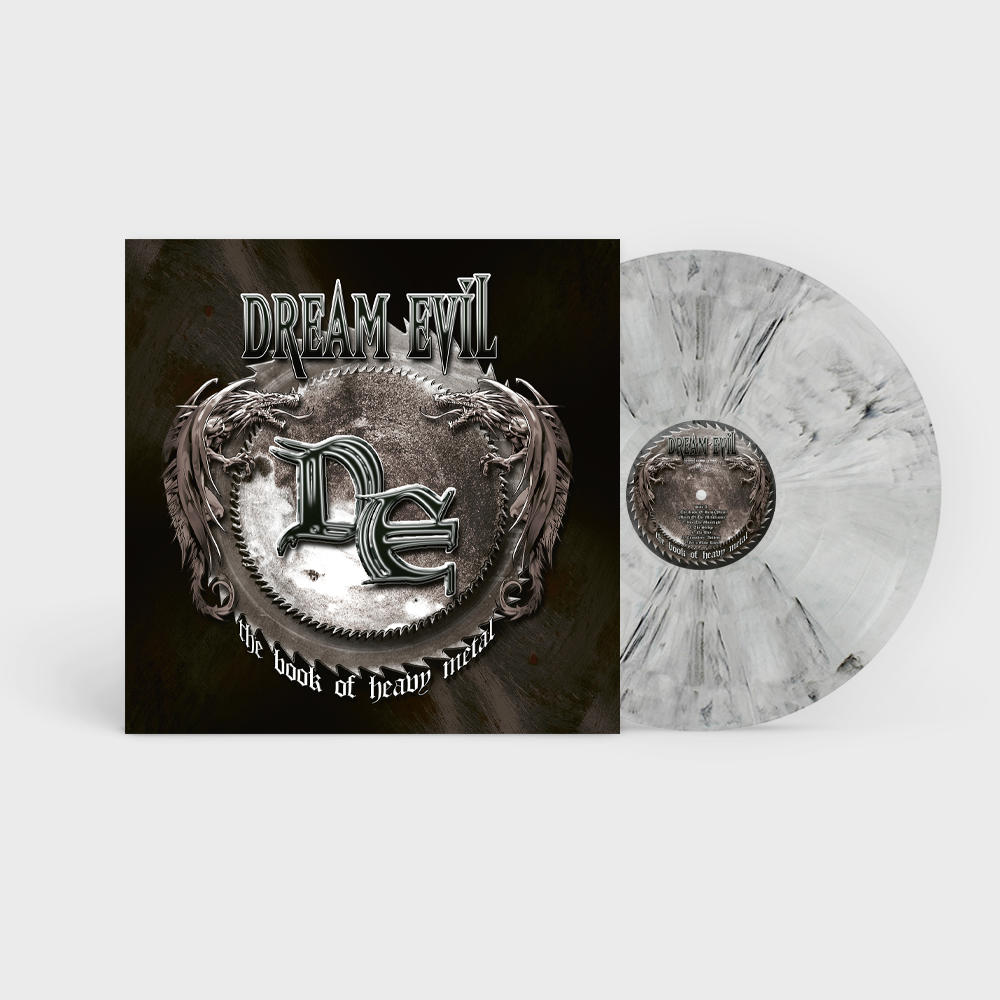 Dream Evil The Book Of Heavy Metal (white+black marbled) (Vinyl