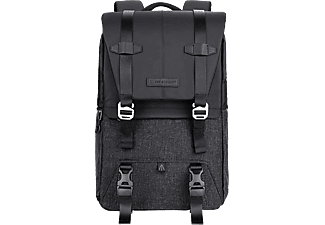 K&F Beta Backpack 20 literes, fotós hátizsák, fekete-szürke színben