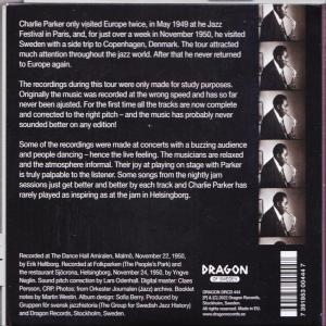 Charlie Parker - Live in Sweden 1950  - (CD)
