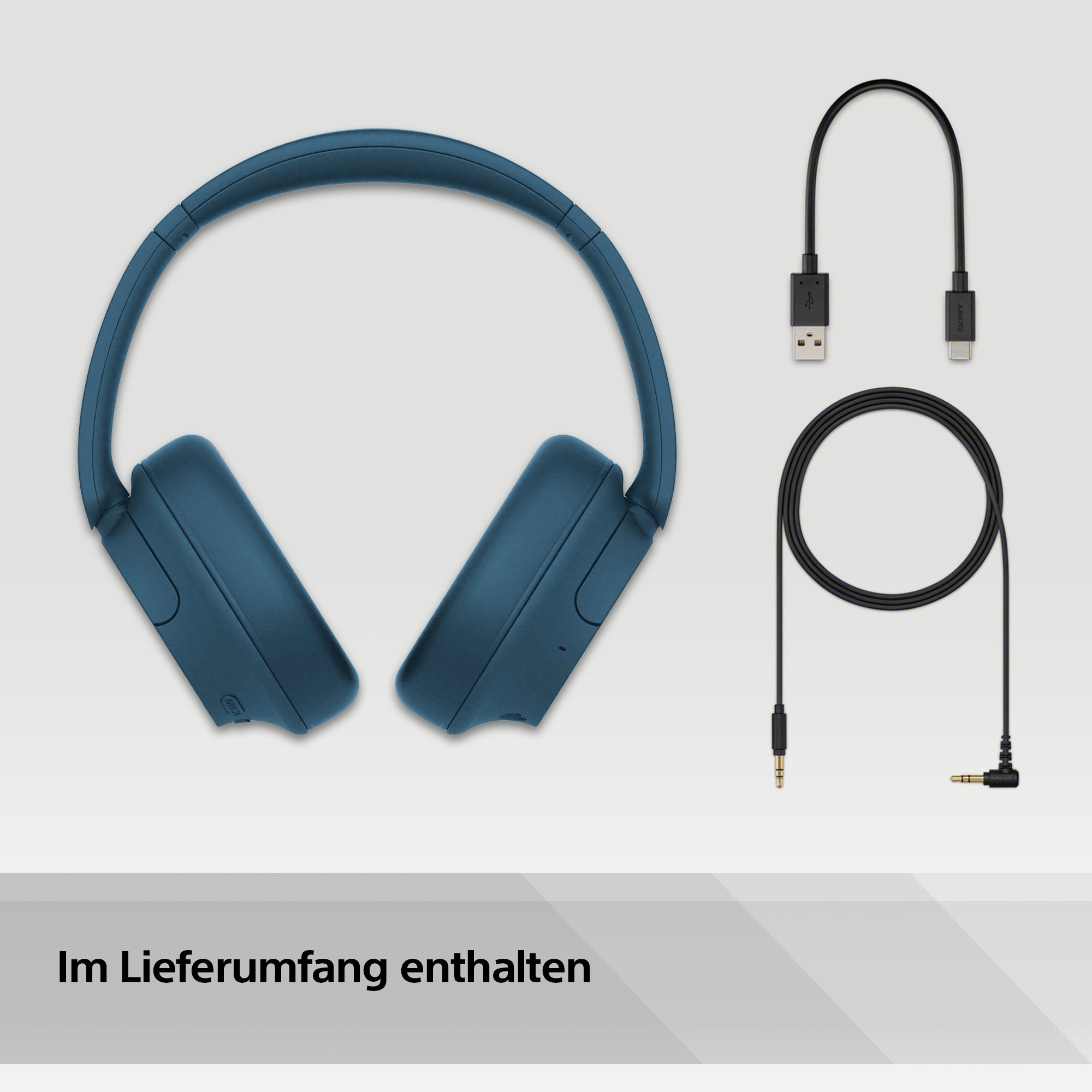 SONY WH-CH720N, Over-ear Kopfhörer Blue Bluetooth