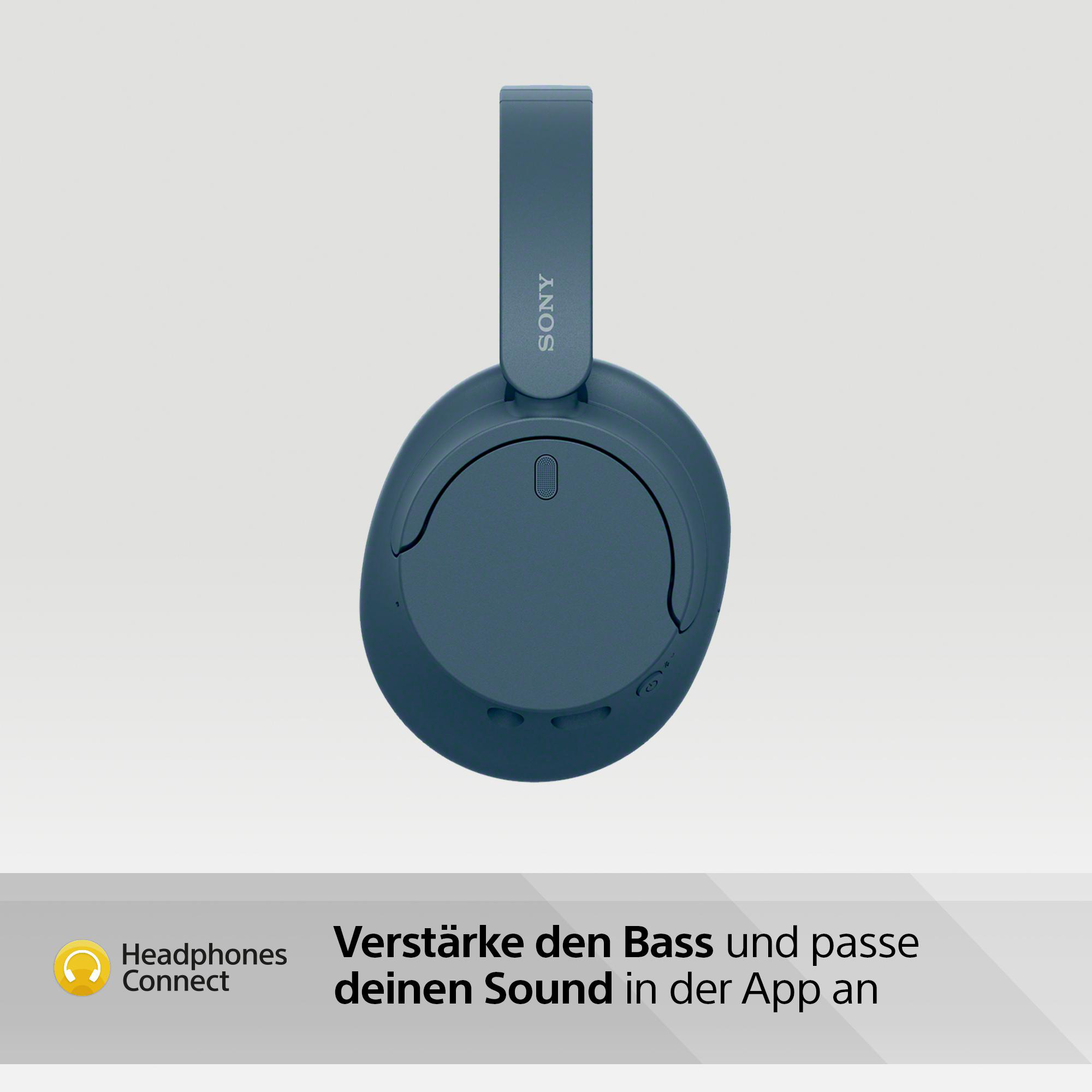 WH-CH720N, Over-ear Bluetooth Kopfhörer Blue SONY