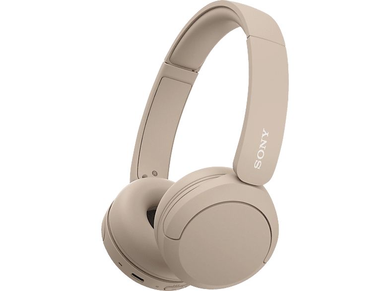 Kopfhörer WH-CH520, Bluetooth On-ear Beige SONY