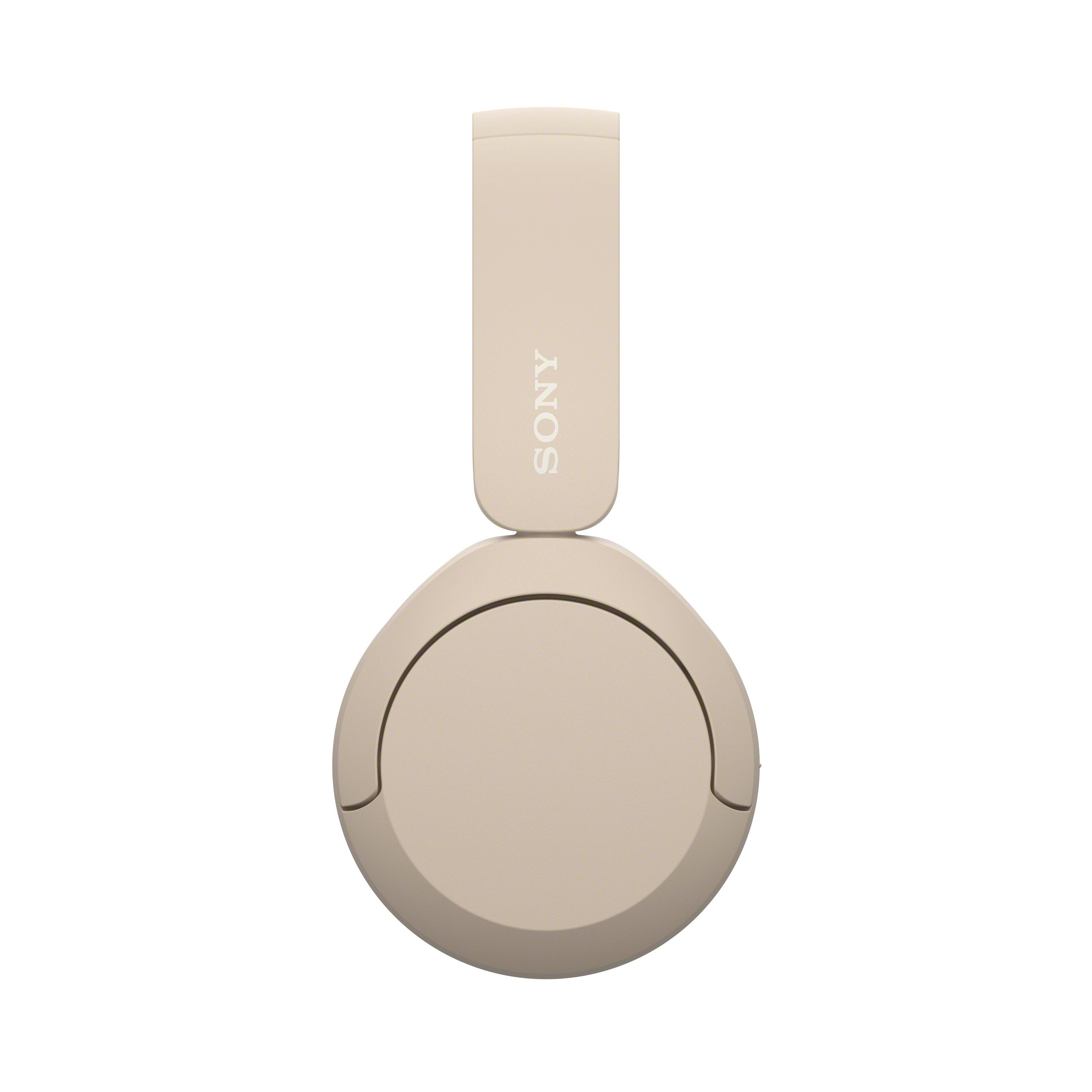 Kopfhörer WH-CH520, Bluetooth On-ear Beige SONY